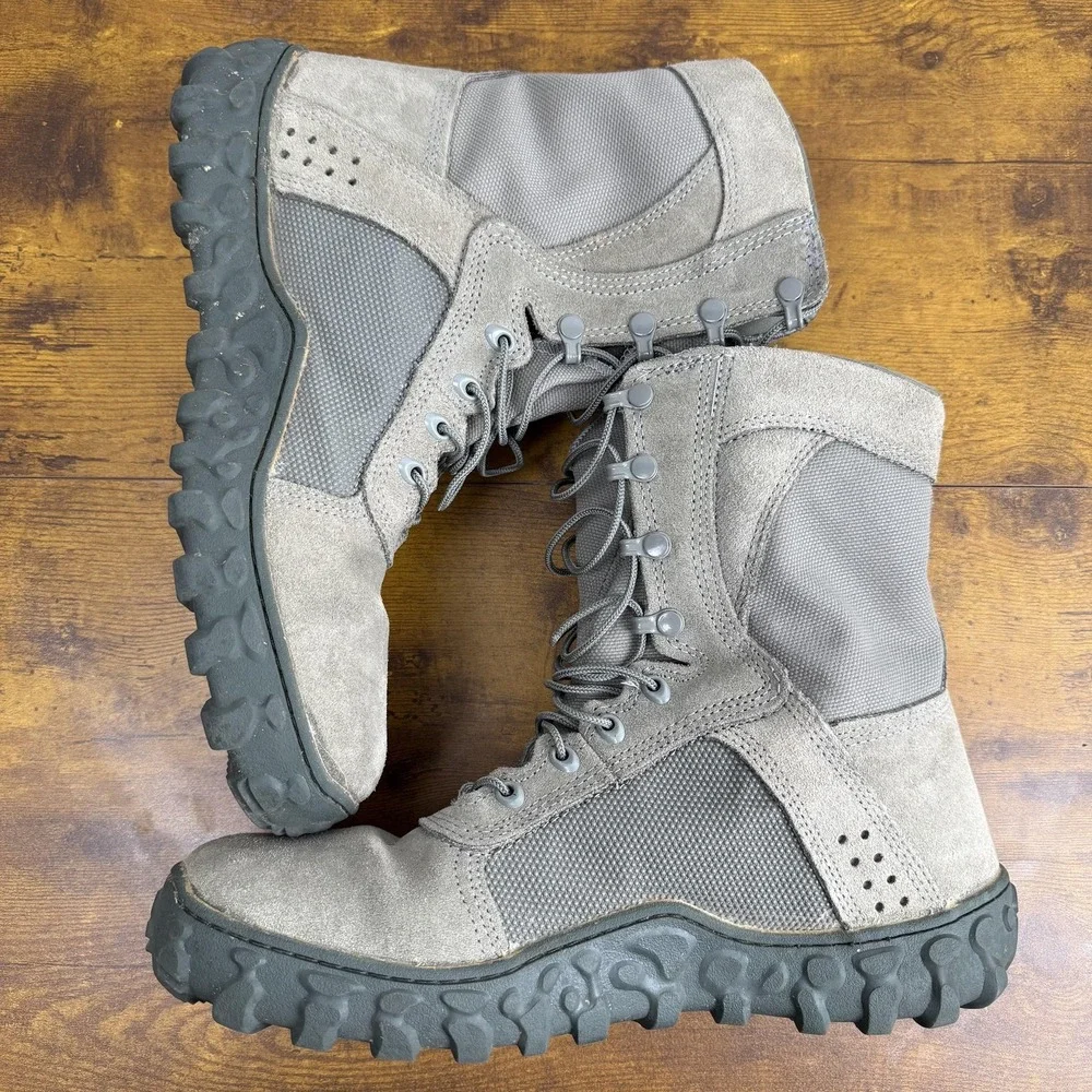 Rocky S2V Special Ops Boots Mens Size 13 Gray Suede Combat Tactical Vibram